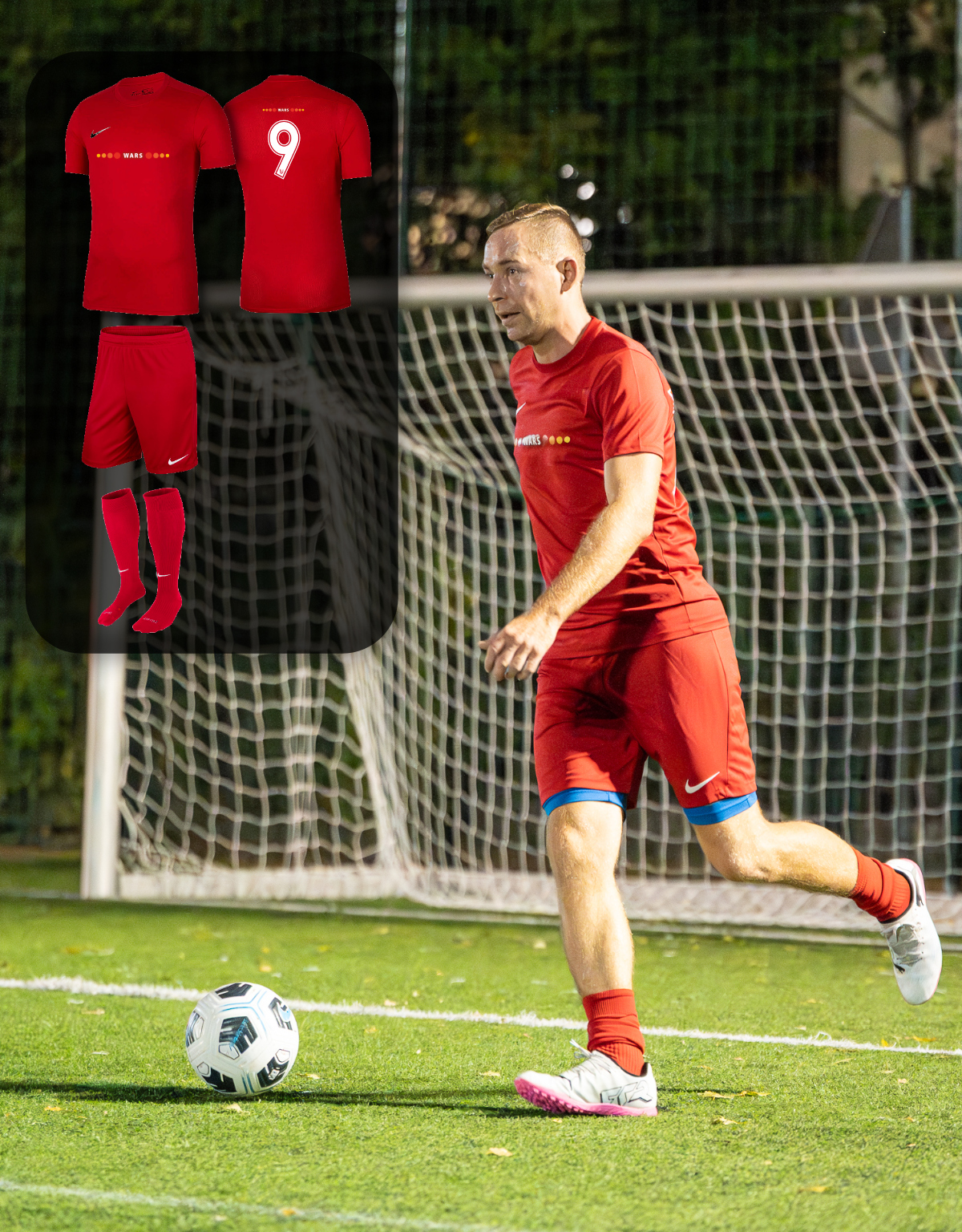 WARS x Nike - czerwony komplet